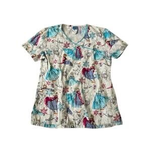 Disney "Frozen" nurse scrubs size XS pediatric nursing top